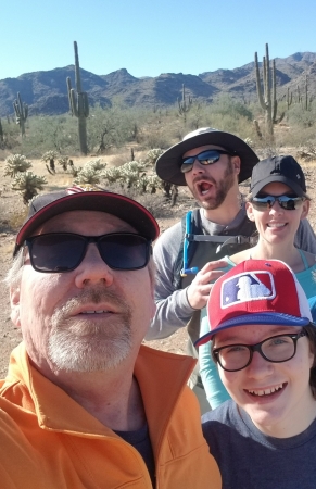 Hiking in the AZ desert