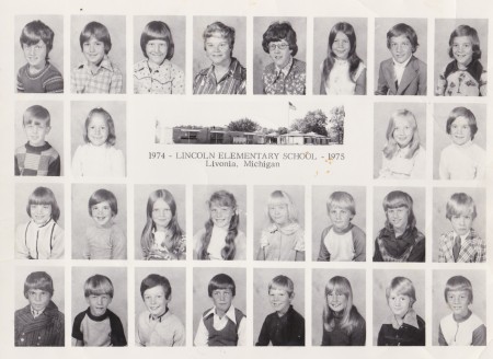 Lincoln Elementary 3rd Grade 1974-75