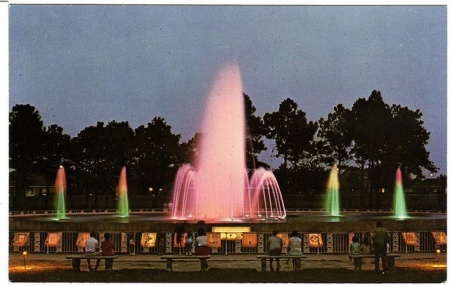 Lakefront fountain. Remember how it changed colors?