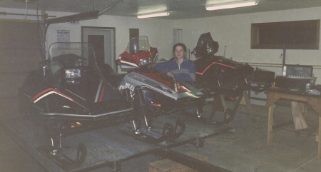 Some of my racing sleds mid 80's