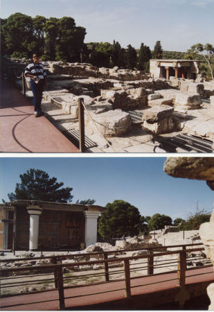 City of Knossos at Crete, Greece