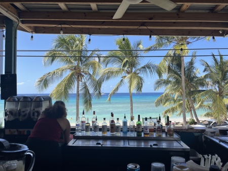 View from The Landing, Cane Bay. 