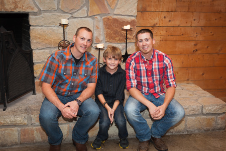 Sons Colby, Evan and Justin 2012