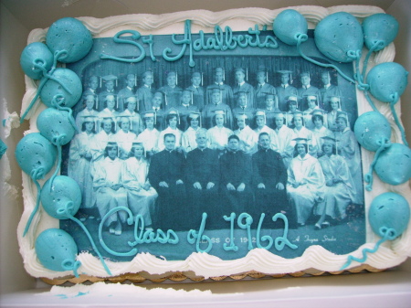 Sheet Cake for St. A's reunion Class of 1962