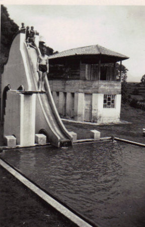 Slide diving board at Alangasi