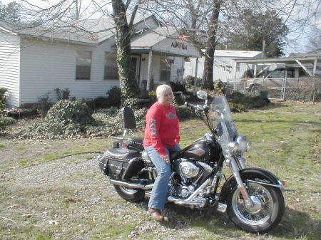 CINDY ON THE BIKE