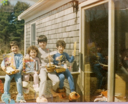 first easter in the new house, 1991