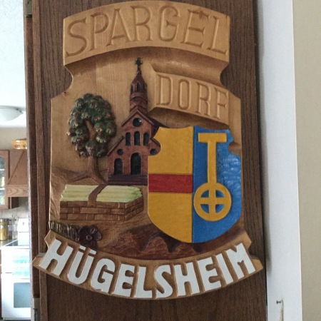 Our village of Hugelsheim, Germany crest