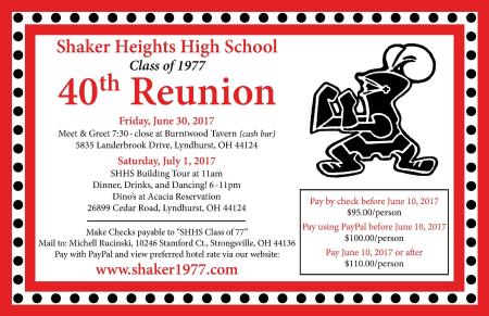 Lora Thompson's album, Shaker Heights High School Reunion