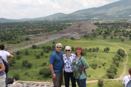 Teotihuacan - Moon Pyramid in the background