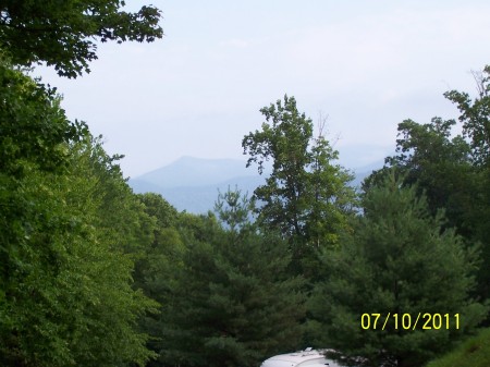 View of Blue Ridge Mountains