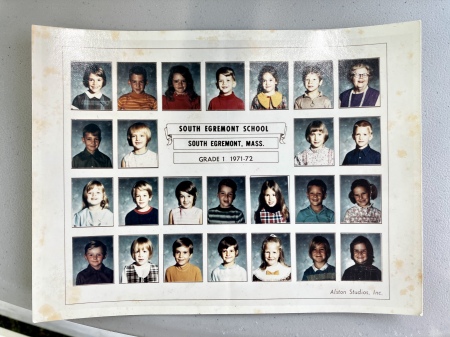 Class photo South Egremont school 1971