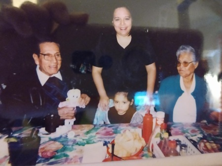 Mr. & Mrs Sandoval and daughter and Grace. 