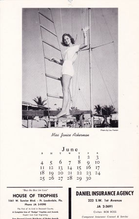 1961 Jr. Civilan Club Calendar