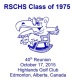 RSCHS Class of '75 reunion event on Oct 17, 2015 image