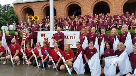 Daughter Lynne's marching band reunion