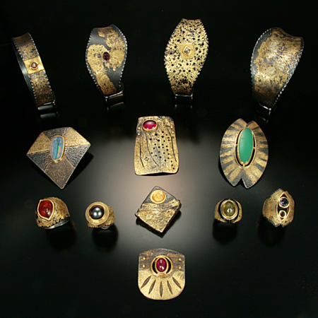 Collection of urban-armour jewelry.