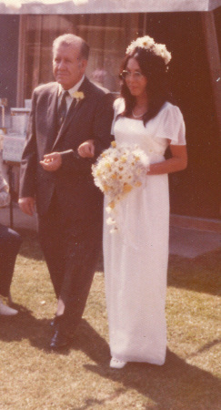 First wedding - 1973