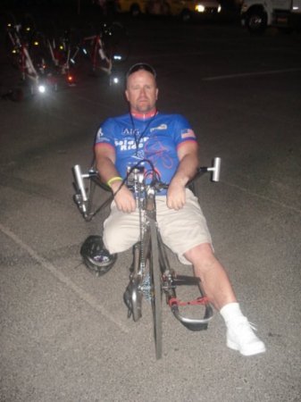 Robert in Vegas during a WWP Soldier Ride. 