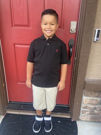 First day of school for grandson