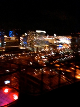 View of the Las Vegas Strip from the Rio VooDoo Lounge