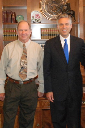 Me with Governor John Huntsman, 2010