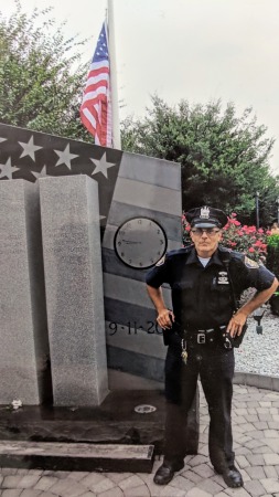 911 memorial monument in Elizabeth NJ