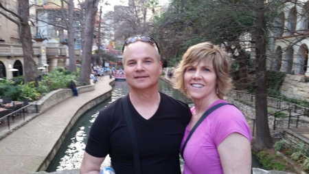 San Antonio Texas with my wife