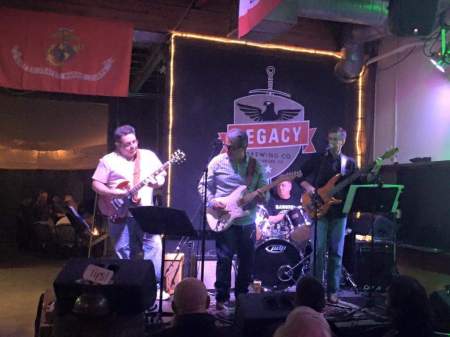 Playing at Legacy Brewery in 2016