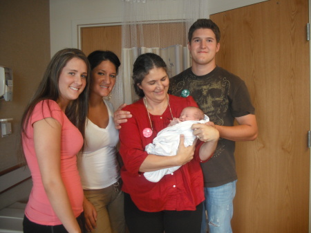 Newborn Grand daughter and some of my kids!