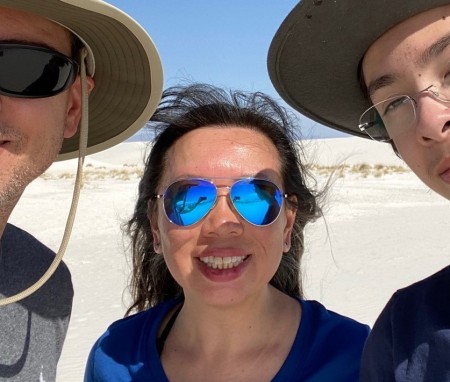 Fam at White Sands