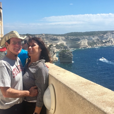 Corsica vacation with Mary Etta, April 2019