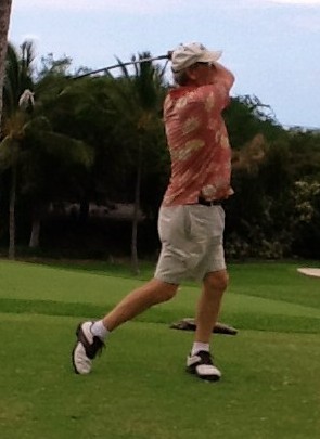 Hittin' it long at Kona CC