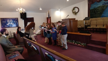 The First Noel on the hand bells