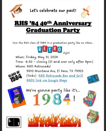 Riverside High School 40TH ANNIVERSARY GRAD PARTY