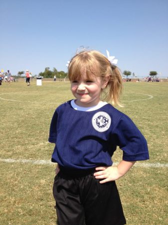 Georgia Rose, 1st year of soccer