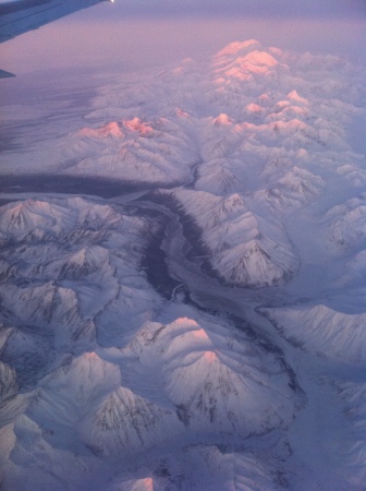 Flying into Nome, AK