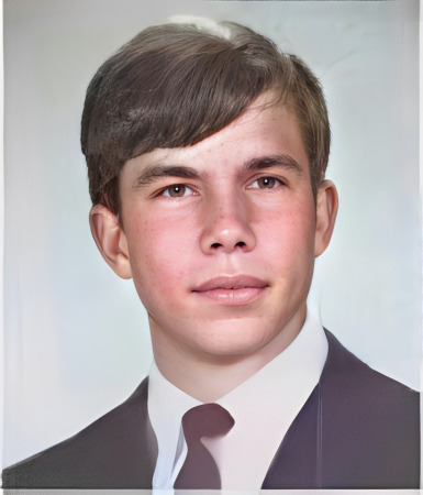 Steve Ogden - KHS '69 YearBook Colorized 