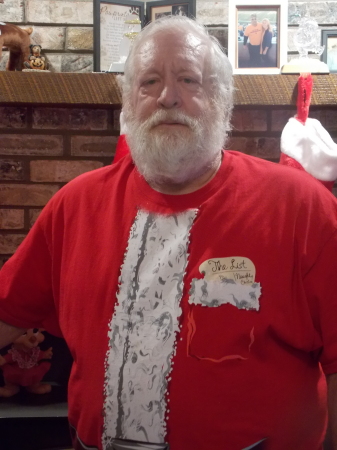 Being Santa for visit on Christmas