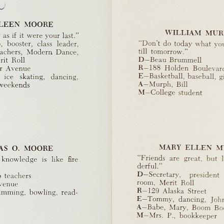 Thomas Moore's Classmates profile album