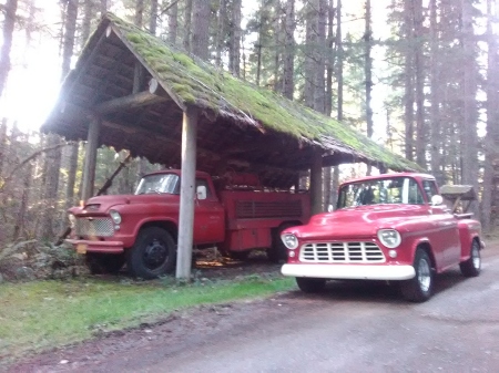 My truck at Camp Wilkerson