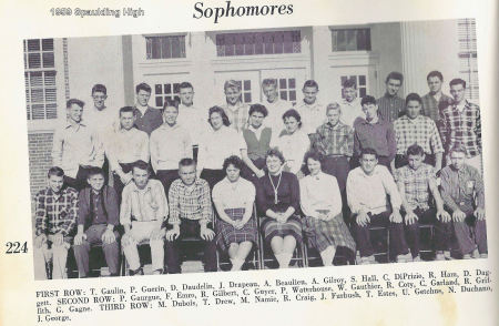 T. Gaulin Sophomore Class photo