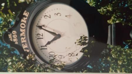 Clock at the old library