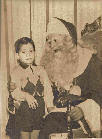 Santa & I at Macys Herald Sq. (December 1953)