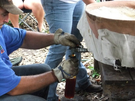 Bottling the Syrup