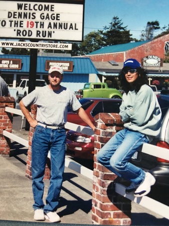 Carpenter and Cunningham at the Rod Run👍