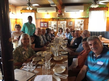 50 yr reunion of former basketball team