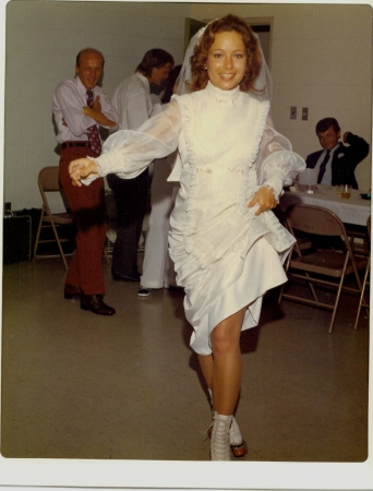 ROLLER SKATING BRIDE 1973