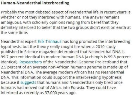 Thomas(Jerry) Stubbs' album, Neanderthal DNA testing