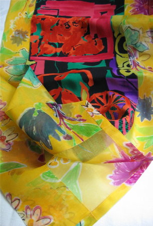 Silk Organza Scarf © Cheryl Pegues